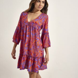 vestido bluson bl c naranja