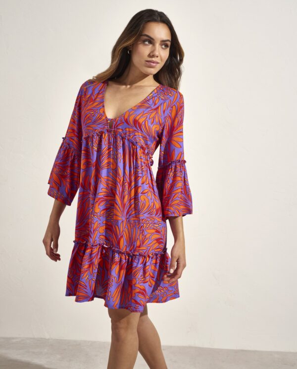 vestido bluson bl c naranja