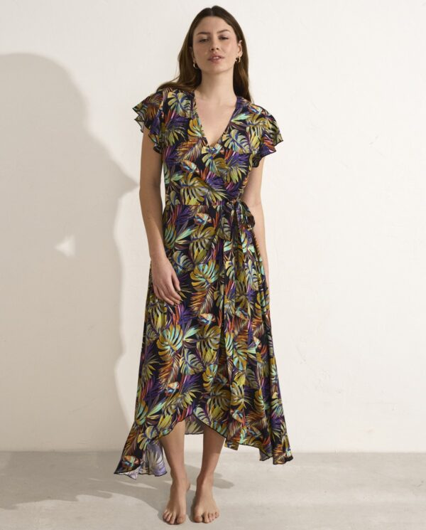 vestido largo bn c negro
